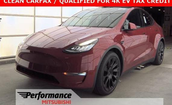 TESLA MODEL Y 2021 5YJYGDEE1MF064954 image